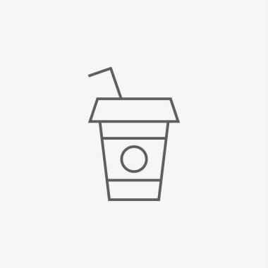 Tek kullanımlık kahve bardağı simgesi 
