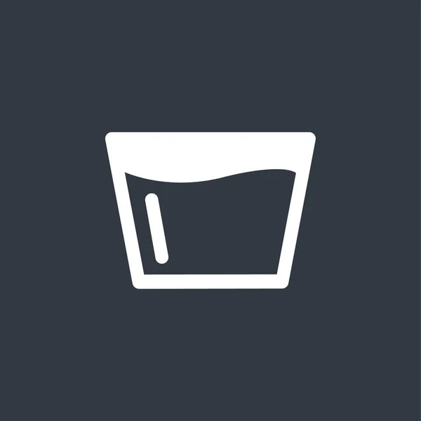 Icono de vaso de agua — Vector de stock