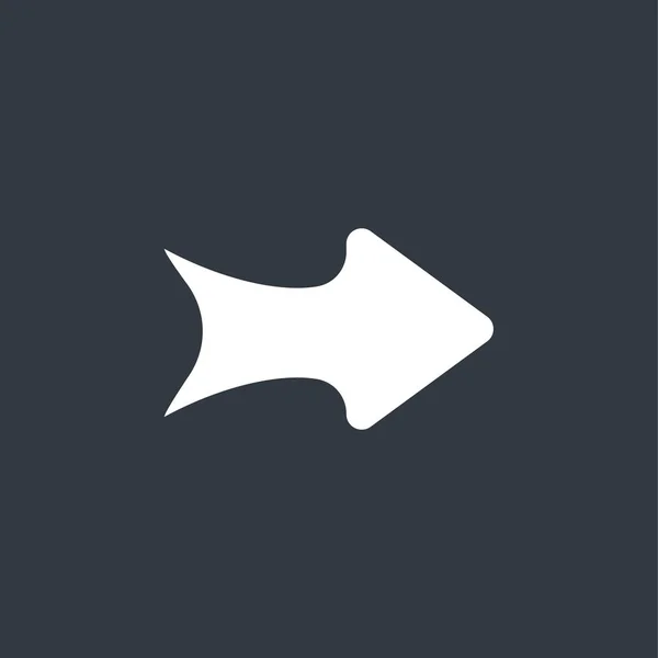 Flat modern arrow — Stock Vector