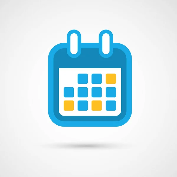 Vektorové ikony kalendáře - měsíc — Stockový vektor