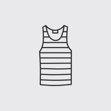 boş singlet şablonu - ön ve arka 