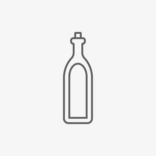 Значок значка алкоголю. Випий символ. Пляшка — стоковий вектор