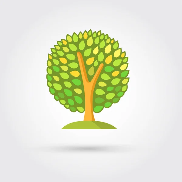 Green Eco tree — Stock Vector