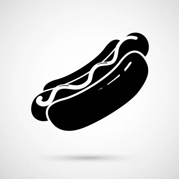 Illustrazione di hot dog vettoriale — Vettoriale Stock