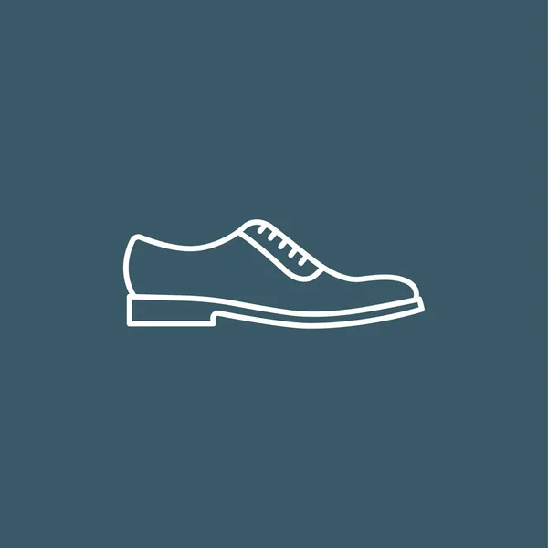 Men Shoes Icon — Stock Vector