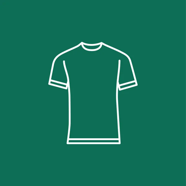 Prázdná šablona tričko — Stockový vektor