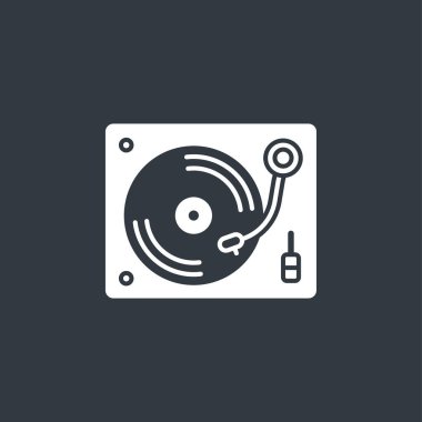 Disk jokeyi döner tablosu simgesi 