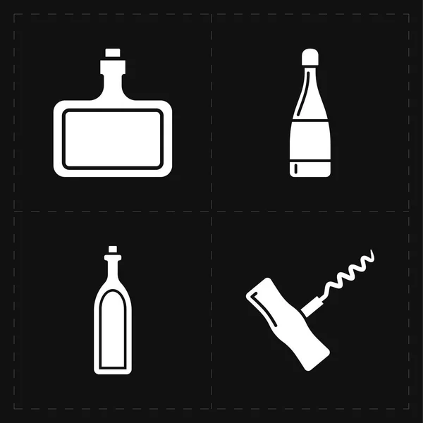 Modern bar icons — Stock Vector