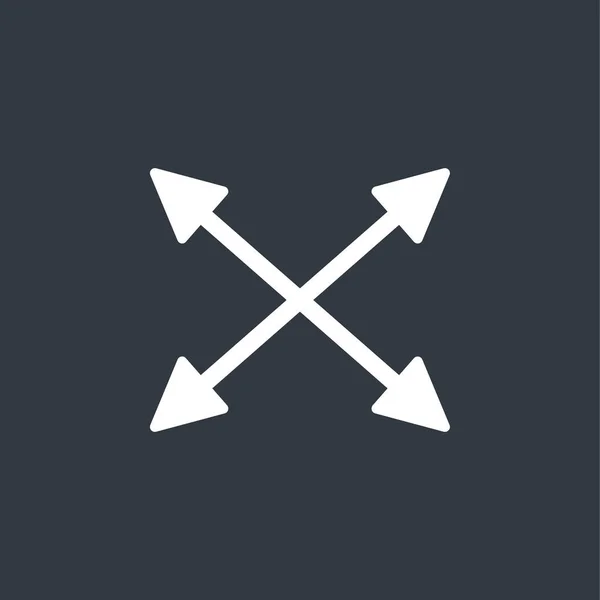 Modern arrow icon — Stock Vector