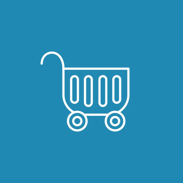 Icono del carrito de compras. — Vector de stock