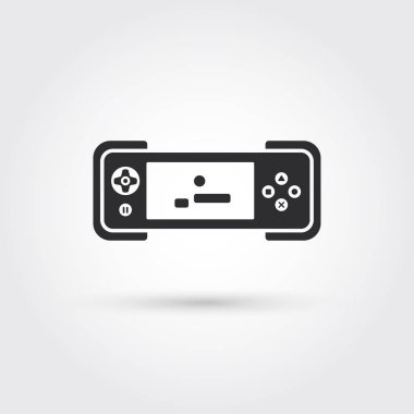 Gamepad şablon simgesi. tasarım öğesi 