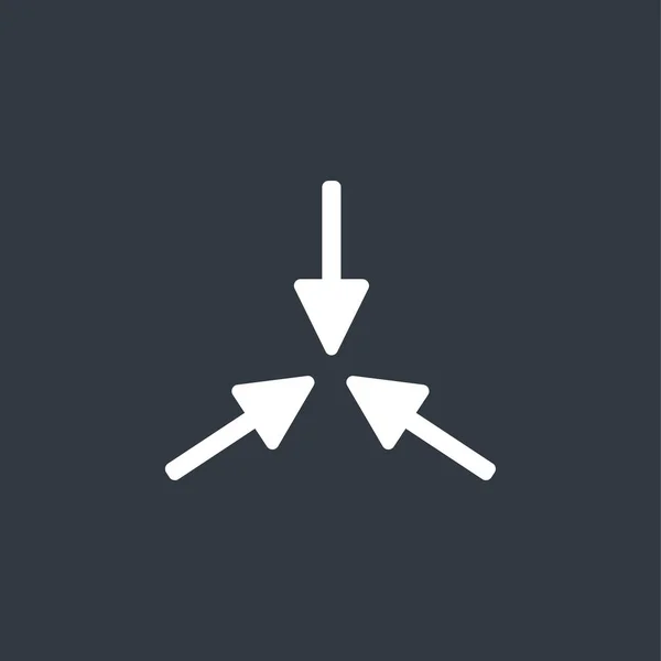 Icona a freccia piatta — Vettoriale Stock