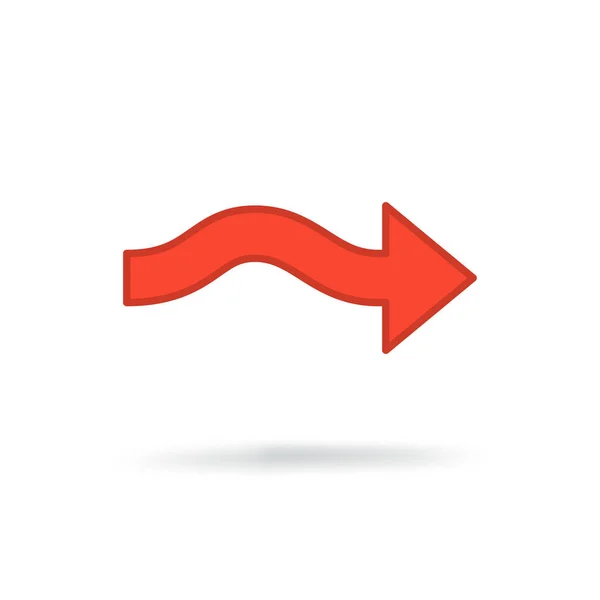Icono de flecha universal — Vector de stock