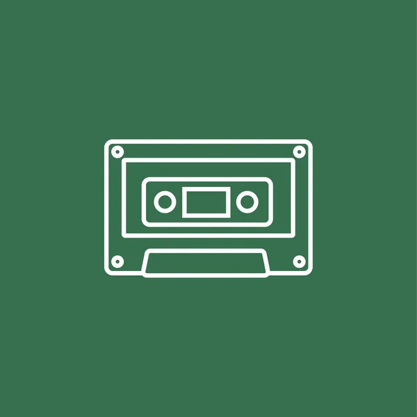 Audio Cassette icon — Stock Vector