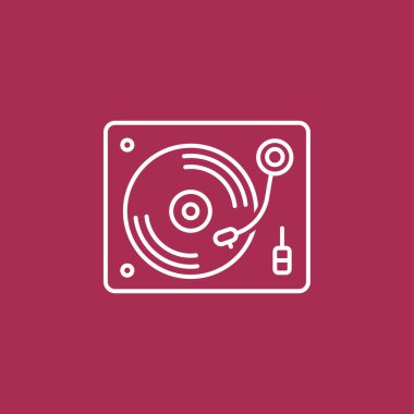 Disk jokeyi döner tablosu simgesi 