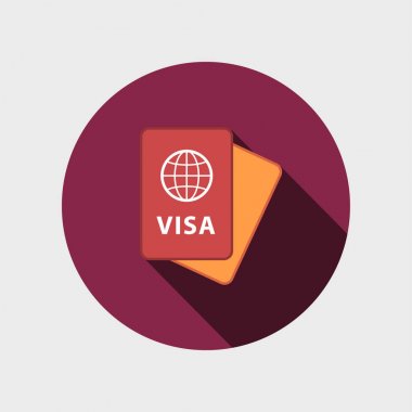 Passport modern simgesini