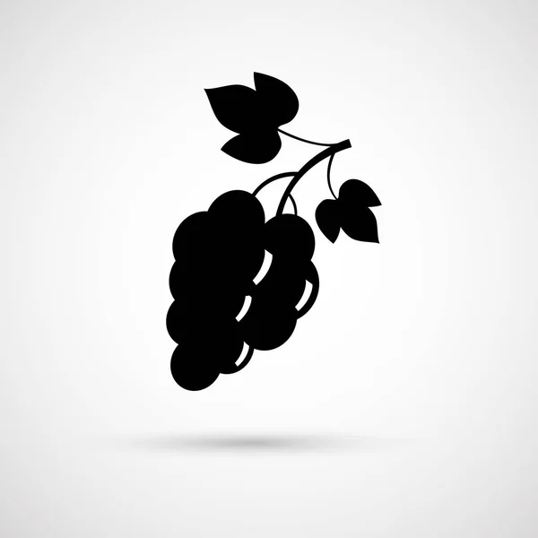 Векторна лоза виноград з листям . — стоковий вектор