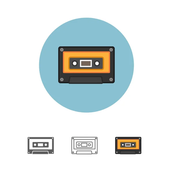 Audio Cassette icon — Stock Vector