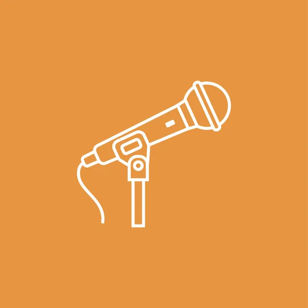 Microphone modern icon — Stock Vector