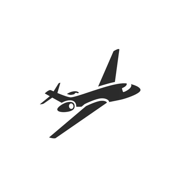 Avion icône moderne — Image vectorielle