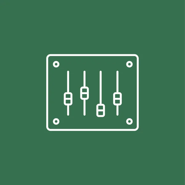 混音控制台 — 图库矢量图片