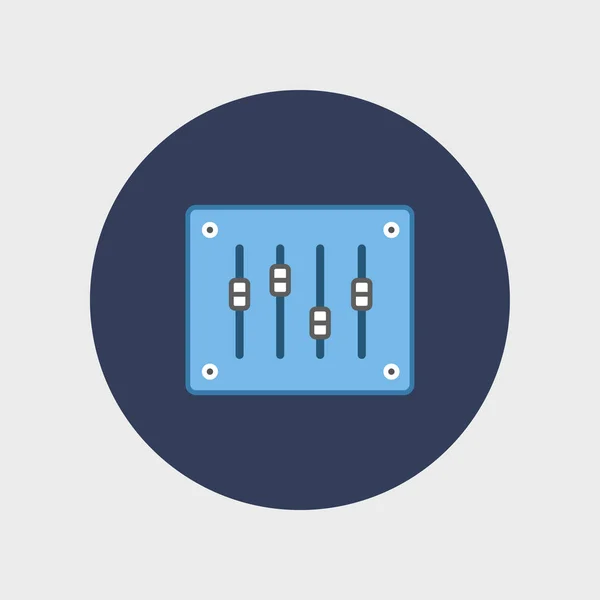 混音控制台 — 图库矢量图片