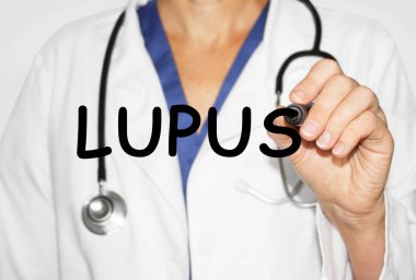 Yazılı kelime Lupus, tıbbi kavramı doktor