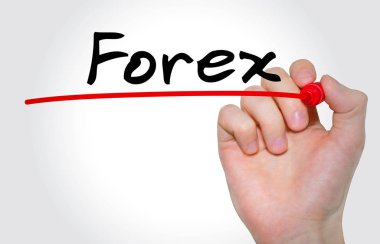 Yazıt Forex işaretleyici ile yazma el kavramı