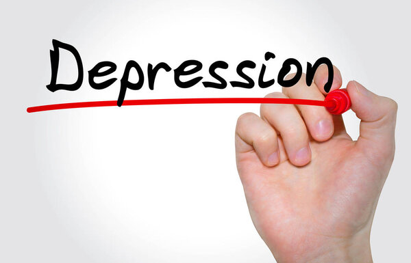 Вмятина с маркером, концепция
