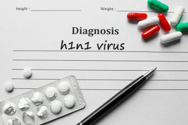 H1N1 virüsü tanı listesinde, tıp kavramı