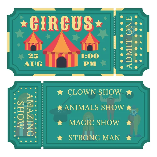 Circus tickets icon — Stock Vector