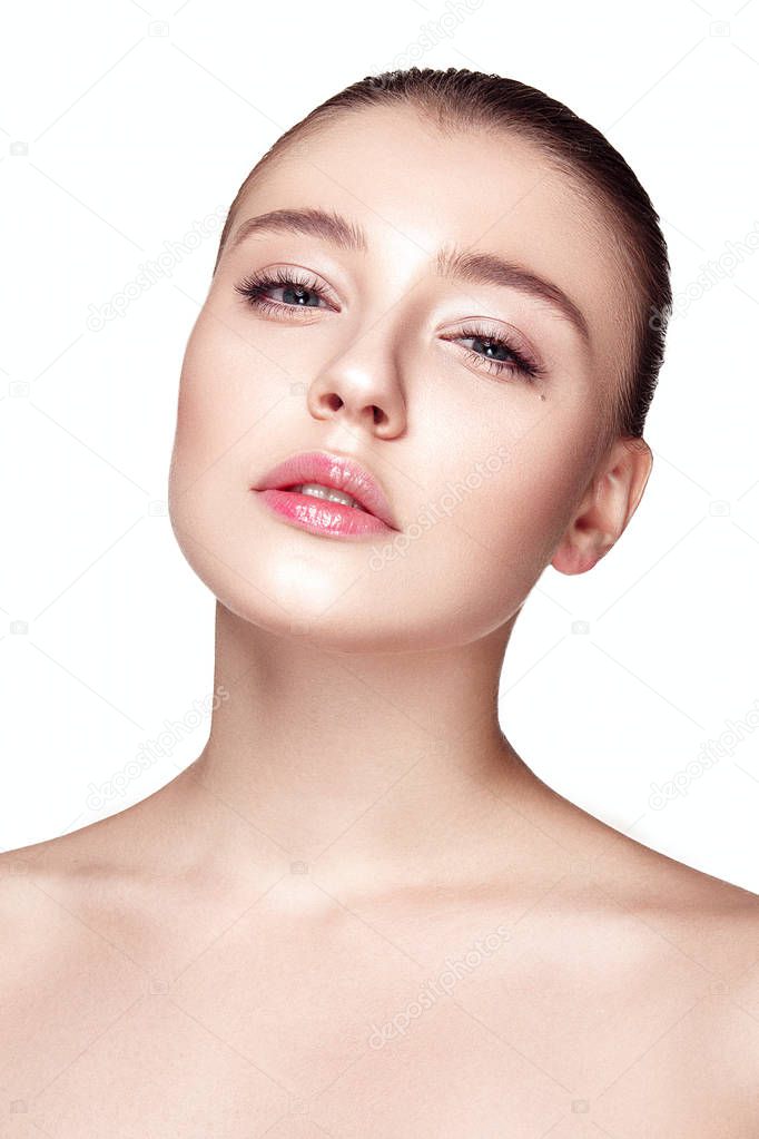 woman with healthy skin