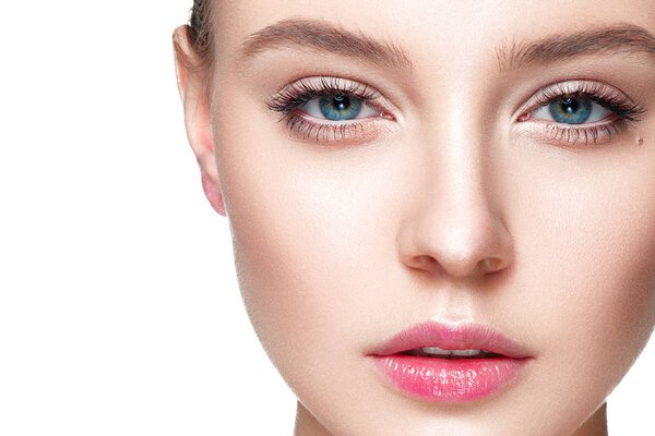 woman with healthy skin