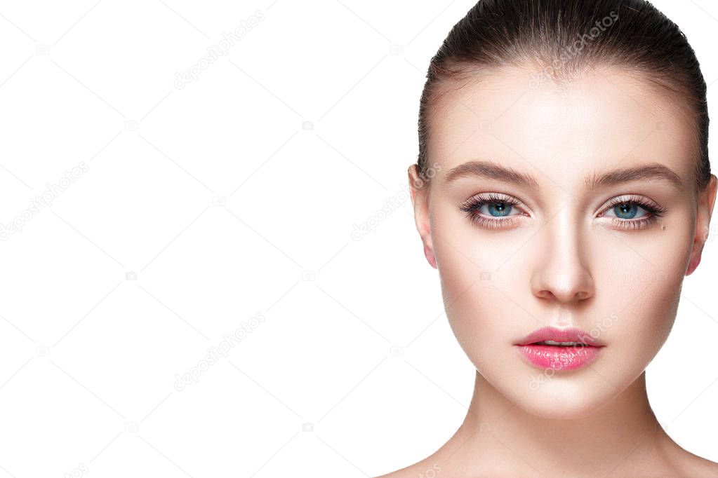 woman with healthy skin