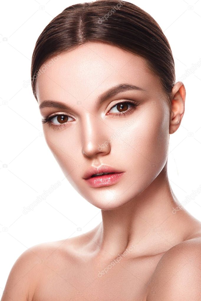 Woman with healthy skin