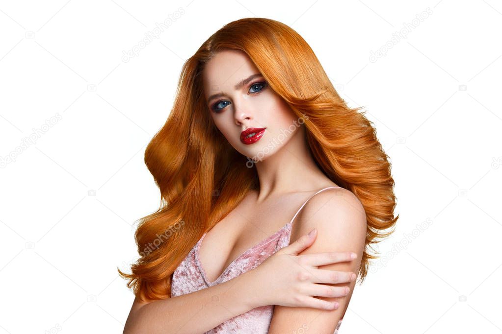 Beauty redhead woman 