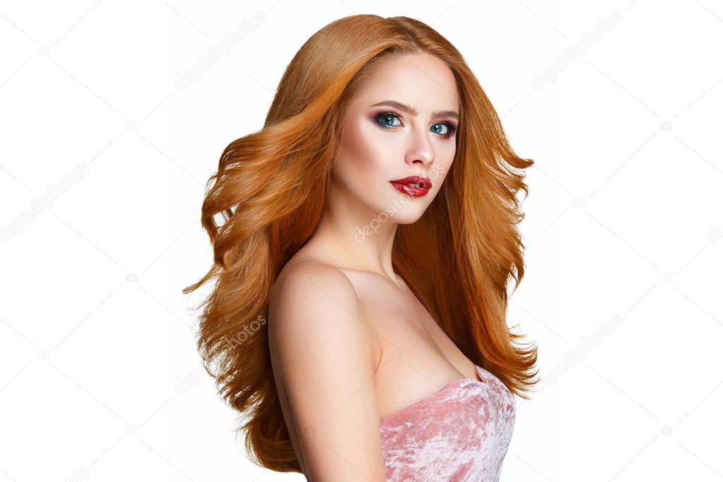 Beauty redhead woman 