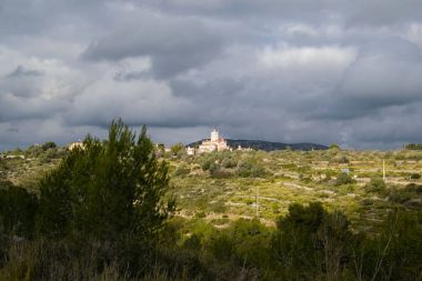 Sakya Tashi Ling Budist manastır, garraf park, sitges, İspanya
