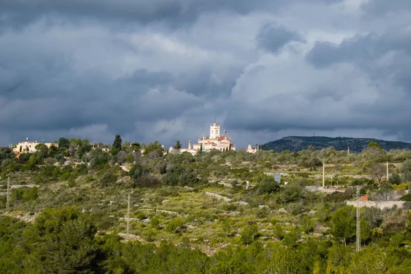 Sakya Tashi Ling Monastero Buddista Garraf Park Sitges Spagna — Foto Stock