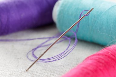 İğne ve iplik ile haciz kumaş