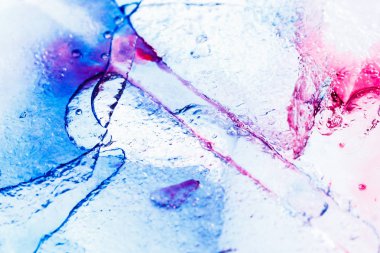 Mürekkep doku arka plan buz üzerinde