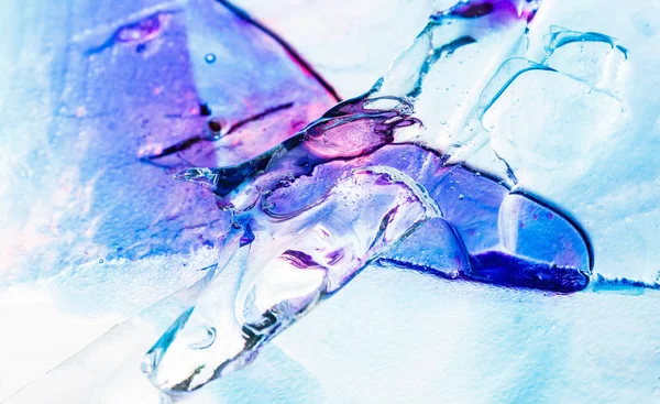 Fundo de textura de gelo com tinta — Fotografia de Stock