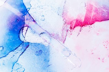 Mürekkep ile buz doku arka plan