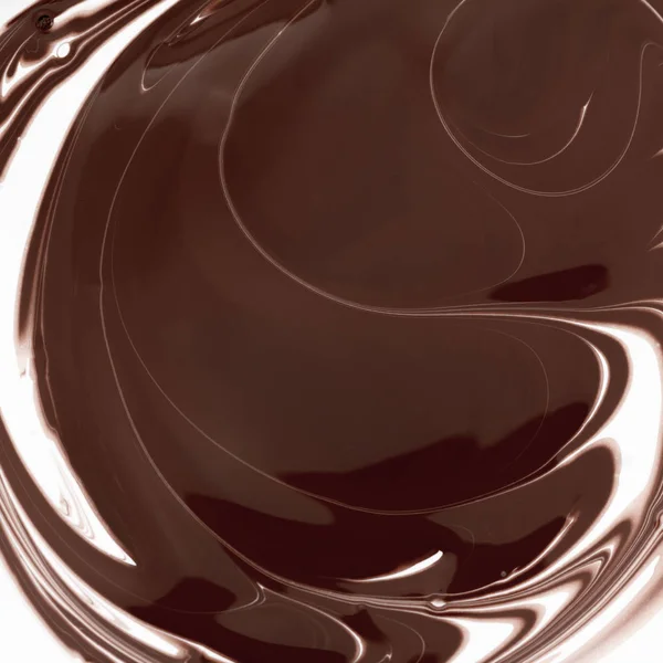 Abstrakter Hintergrund, heiße, geschmolzene Schokolade und Milch — Stockfoto