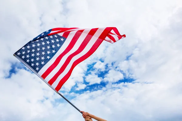 USA flag background, Independence Day, July Fourth symbol — Stock Photo, Image
