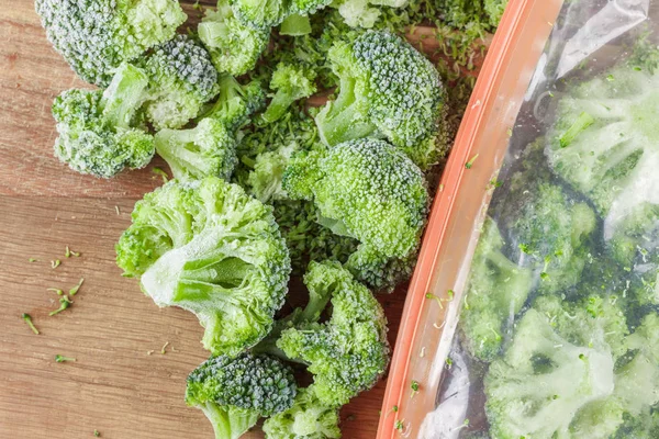 Brokuły mrożone warzywa — Zdjęcie stockowe