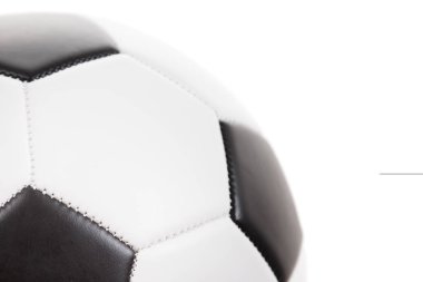 Futbol beyaz izole top