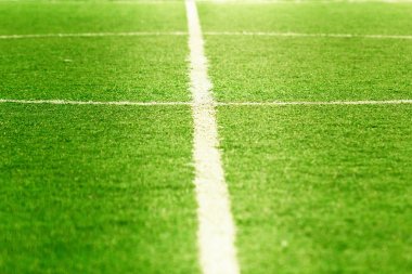 Futbol sahası, Merkez ve kenar çizgisi.