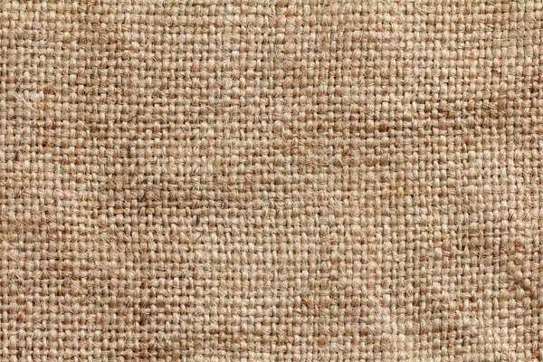 Груба текстура мішковини, текстильний фон крупним планом — стокове фото