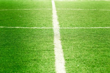 Futbol sahası, Merkez ve kenar çizgisi.